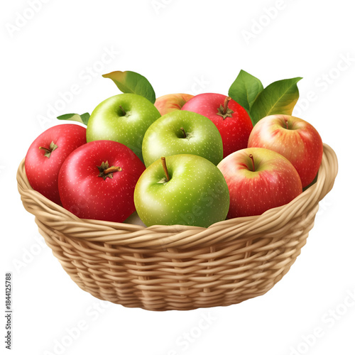 apples in basket