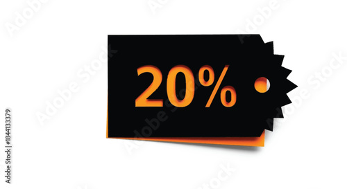 Discount 20 Percent Tag