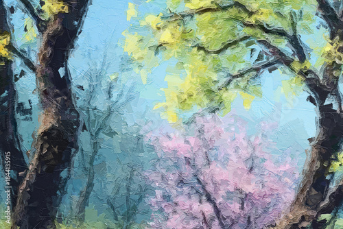 Various oil paintings, flowers, chrysanthemums, lakes, forests, landscapes, swallows, tulips, pandas