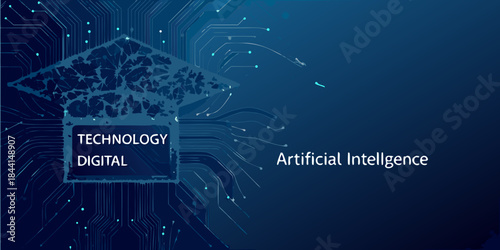 Digital technology and artificial intelligence merging with a tree like network structure