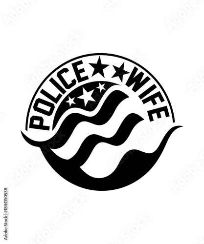 police wife svg