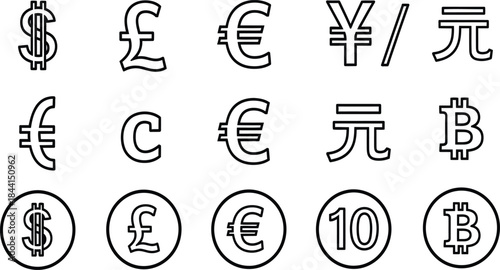 Minimalist vector file text placeholder graphic on white background for digital asset representation and graphic design projects, simple clean design