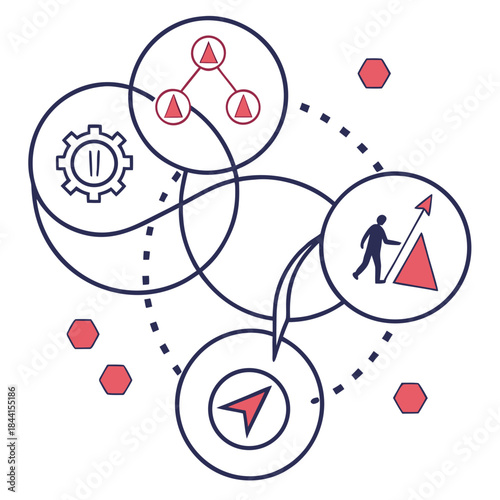 Skill Development Abstract Illustration  Minimal S Vector Icon