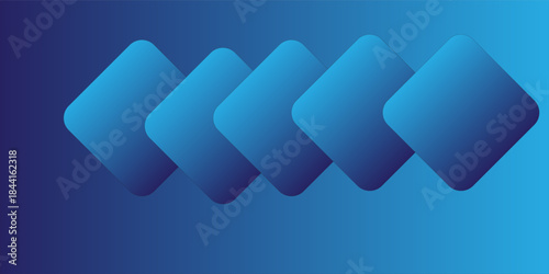 Abstract Blue Geometric Diamond Pattern Background With Gradients And Soft Edges eps 10