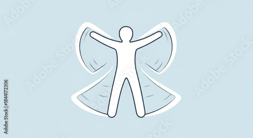 Clean, modern abstract geometric background with sharp angles and lines in cool blue and gray tones, representing order and precision.