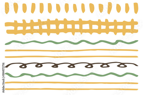 やさしいひまわり シンプルシリーズ｜カラーラインセット / Gentle Sunflower Simple Series – Color Line Set