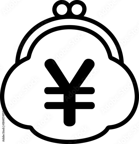 がま口財布のアイコン