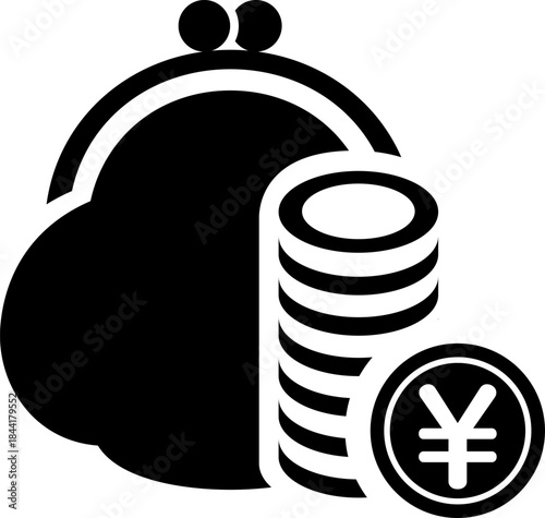 がま口財布のアイコン