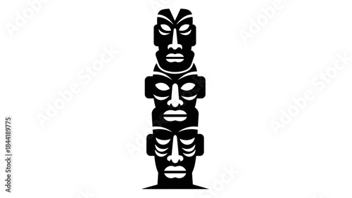 wood carving of a man