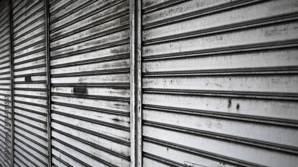 Obraz premium シャッター 不況イメージ