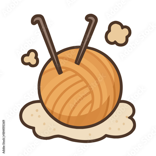 Icon for fiber arts like needle felting