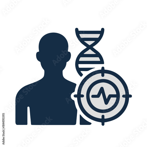 Icon for biohacking or quantified self