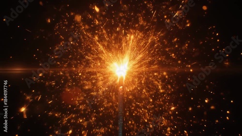 Center Spark Flash FX Overlay