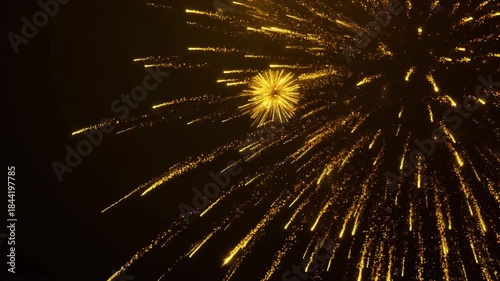 Corner Particle Burst FX Overlay