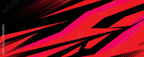 car livery graphic vector. abstract grunge background design for vehicle vinyl wrap and sports car, racing car, jersey, banner and adventure ready to print.