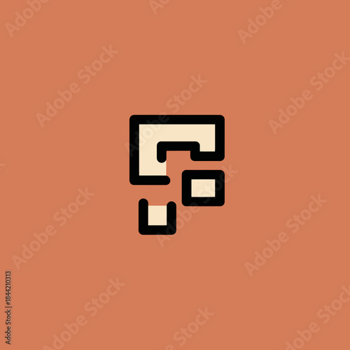 Free Download Simple F letter vector logo design - GFXLoad