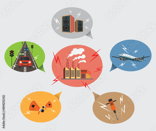 Major Sources of Urban Noise Pollution in City Environment.