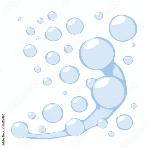  Dynamic Motion 3D Bubbles with Smooth Clean Lines Soft Shadows and Realistic Reflections