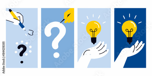 From questioning and uncertainty to bright ideas and innovative solutions