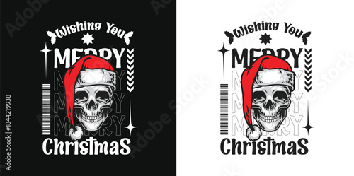 christmas t shirt with modern graphics