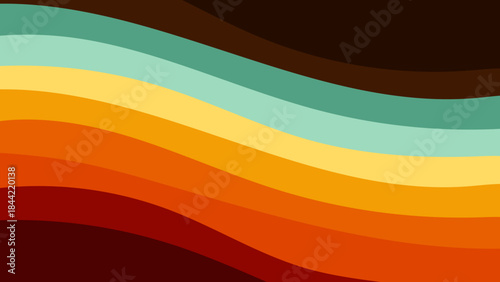 a colorful background with a wave pattern
