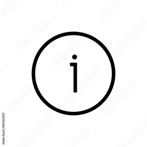 Information icon, a crucial graphic for conveying details and helpful context