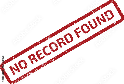 NO RECORD FOUND