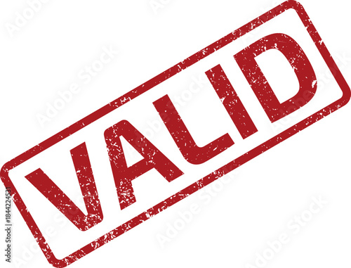 Prominent red rubber stamp indicating the APPROVED status with a distressed textured effect on a crisp white sheet