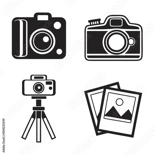 Camera and Photo Icons Collection Keywords camera, photography, photo, image, picture, tripod