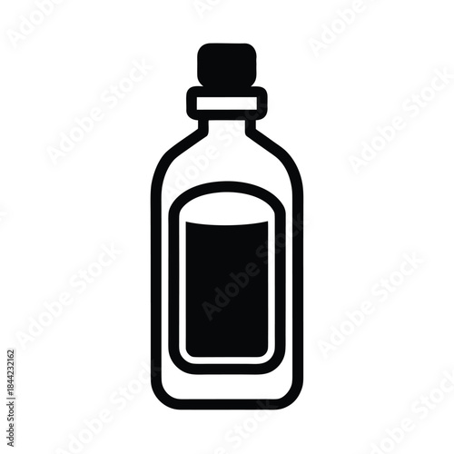 Micellar Water Bottle Outline Icon