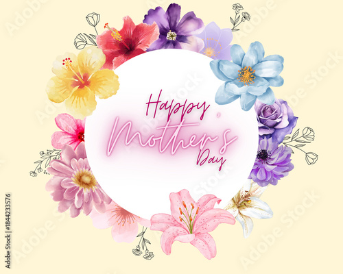 Happy Mother's Day greeting card 