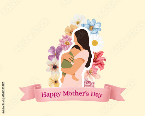 Happy Mother's Day greeting card 