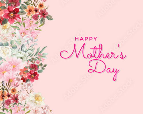 Happy Mother's Day greeting card 