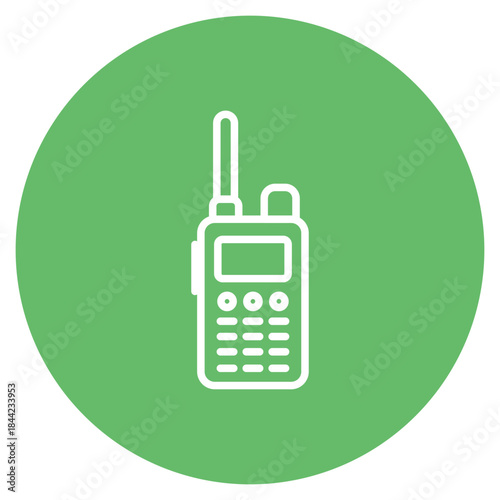 Walkie Talkie icon vector image. Can be used for Retro.