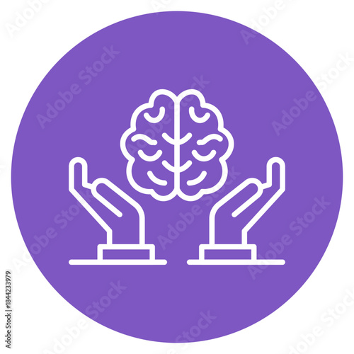 Cognitive Psychology icon vector image. Can be used for Psychology.