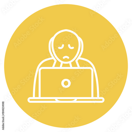 Mood Disorders icon vector image. Can be used for Psychology.