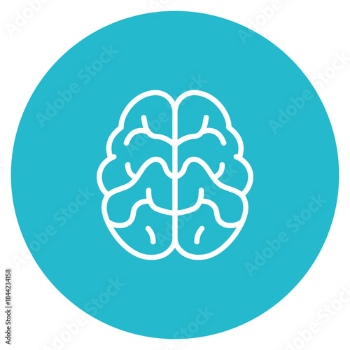Neuropsychology icon vector image. Can be used for Psychology.