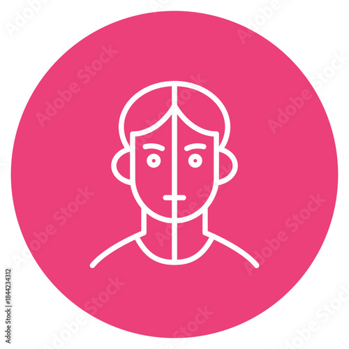 Personality icon vector image. Can be used for Psychology.
