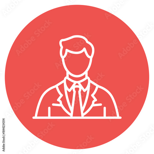 Occupational Psychology icon vector image. Can be used for Psychology.