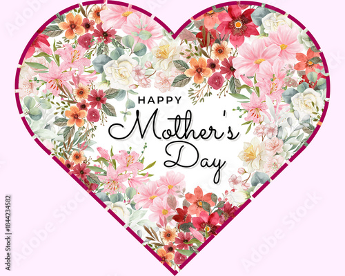 Happy Mother's Day greeting card 