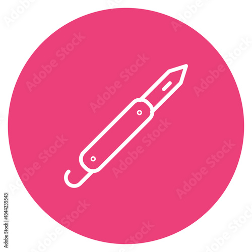 Swiss Army knife icon vector image. Can be used for Trekking.