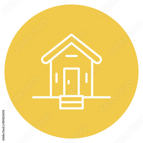 Eviction icon vector image. Can be used for Homeless.