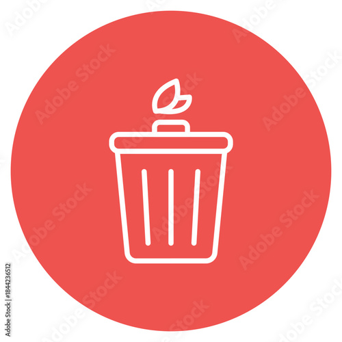 Trash icon vector image. Can be used for Homeless.