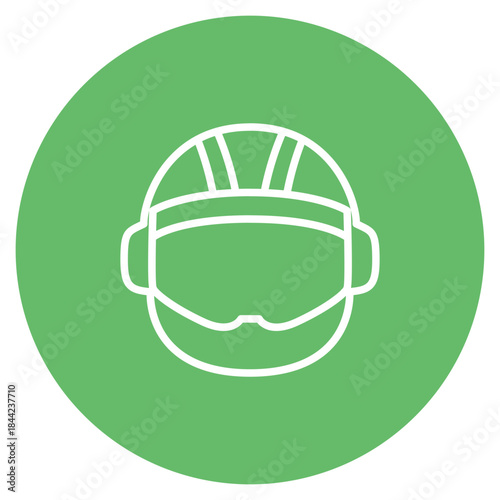 Helmet icon vector image. Can be used for Shooting.
