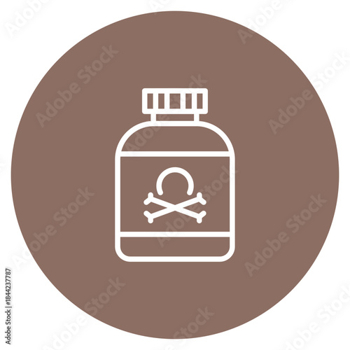 Poison icon vector image. Can be used for Shooting.