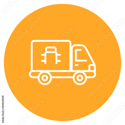 Transporter icon vector image. Can be used for Veterinary.