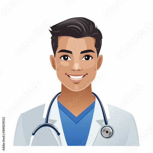 medical doctor with stethoscope