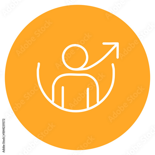 Resilience icon vector image. Can be used for Crisis Mangement.