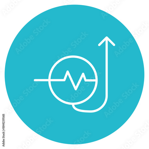 Life Support icon vector image. Can be used for Nursing.