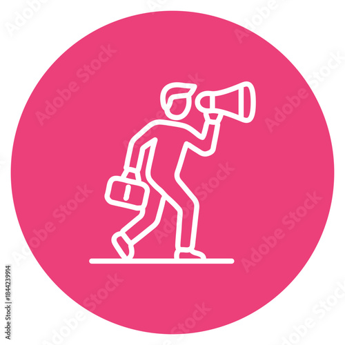 Evacuation Team icon vector image. Can be used for Public Services.